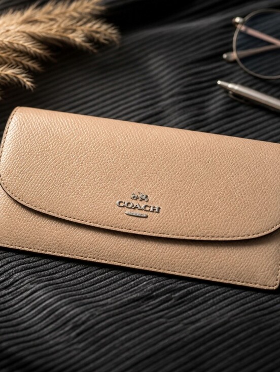 Handbags - Coach Slim Snap Wallet